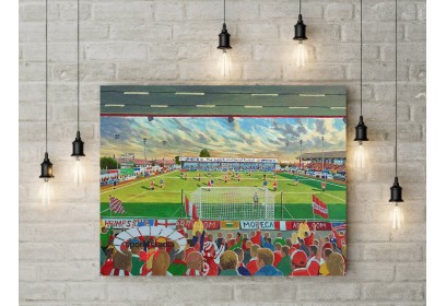 Morecambe FC Christie Park Stadium Wall Art Canvas